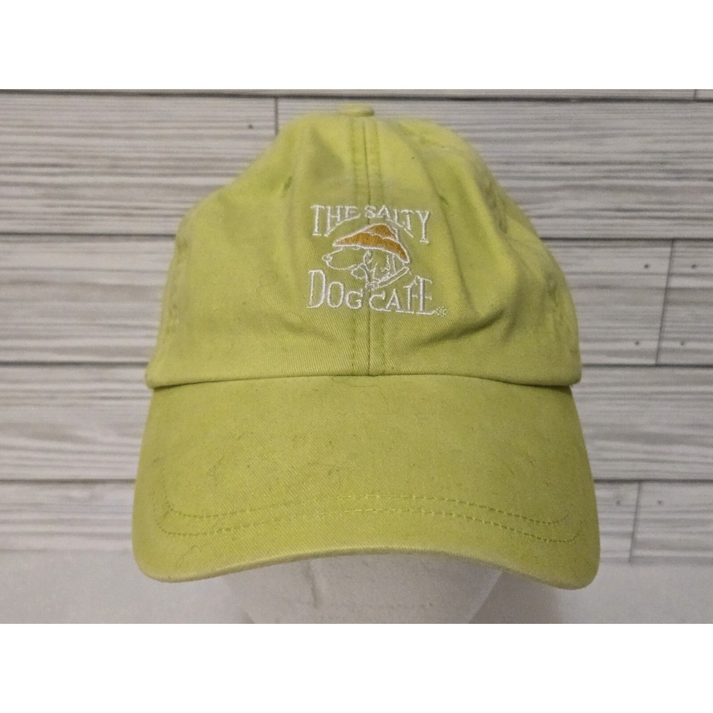 The Salty Dog Cafe Ladies Fit Neon Green Polyester Adjustable Hilton Head Cap